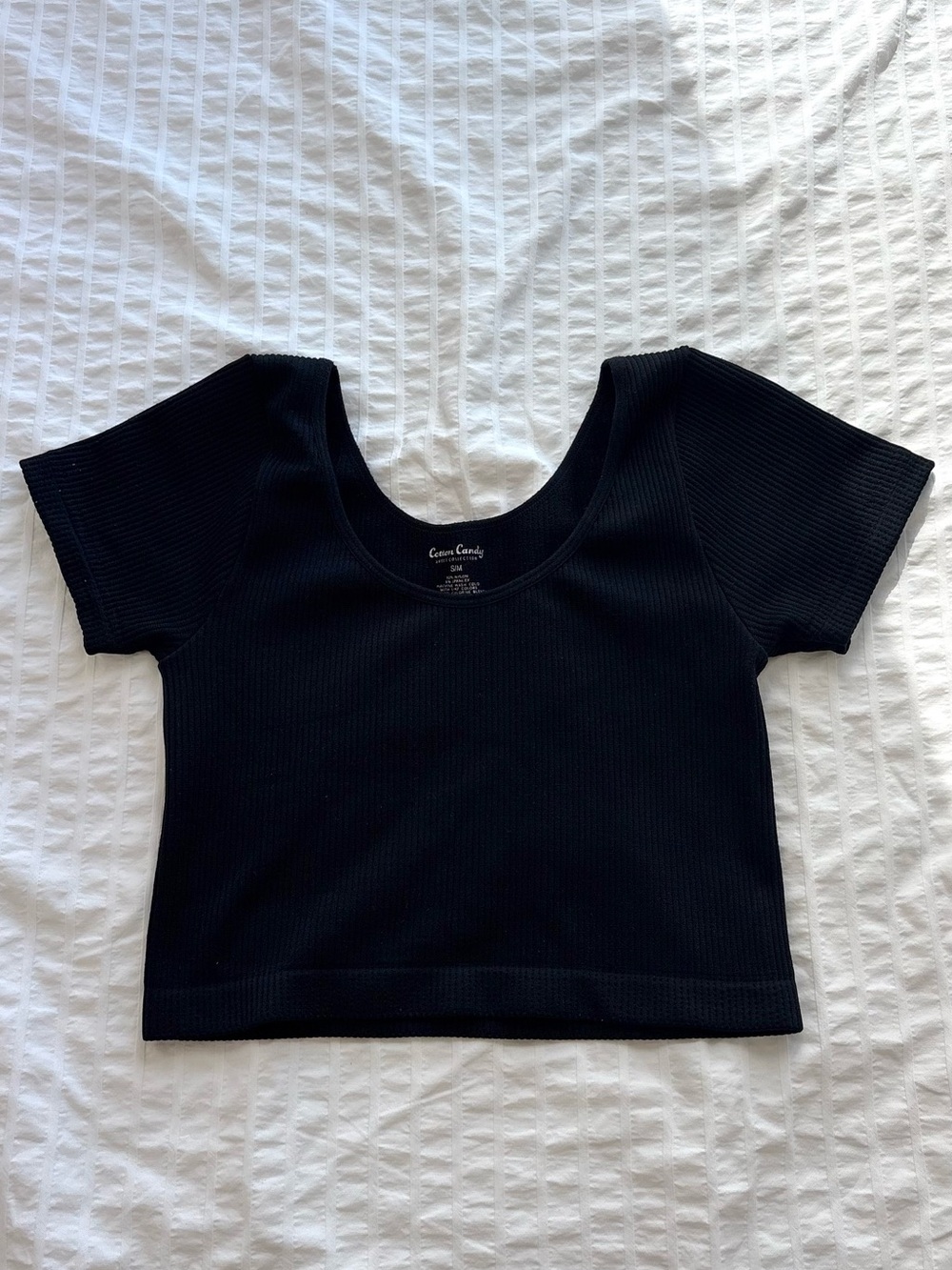 2 black shirts (1 is cropped) - small